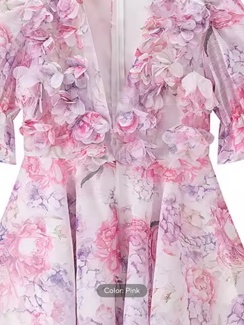 Floral Ruffle Dress - Picture 15 of 16